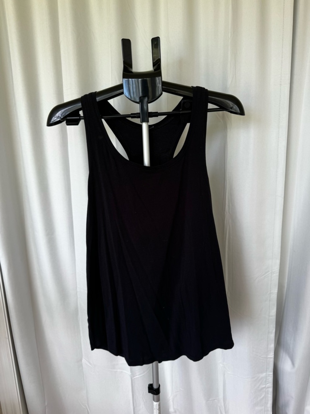 2 lululemon athletica Racerback Tank Tops Black and Charcoal Gray